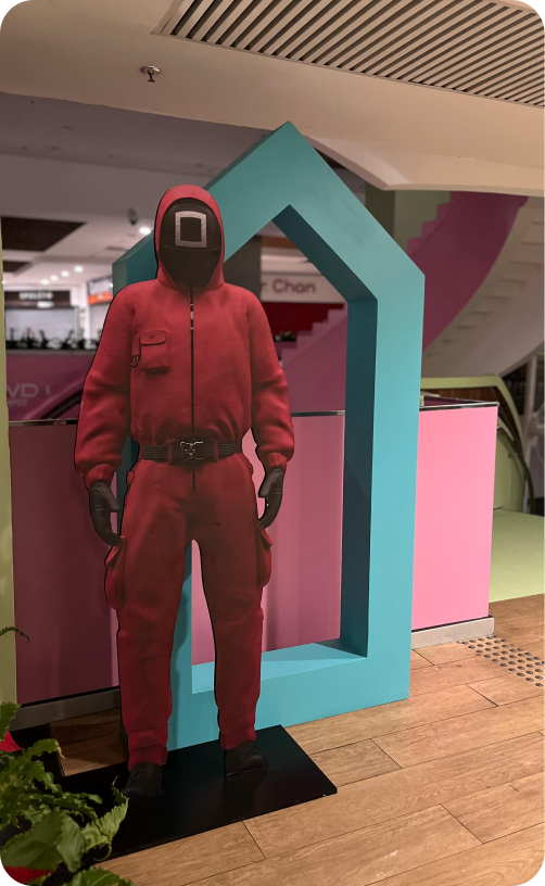 Exemplo de projeto especial cenográfico produzido pela M2 Flex